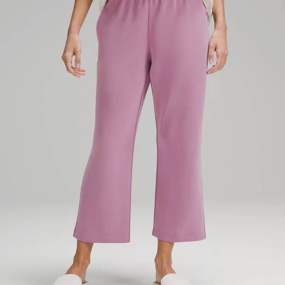 Lululemon Softstreme High Rise Straight Leg Crop Pants